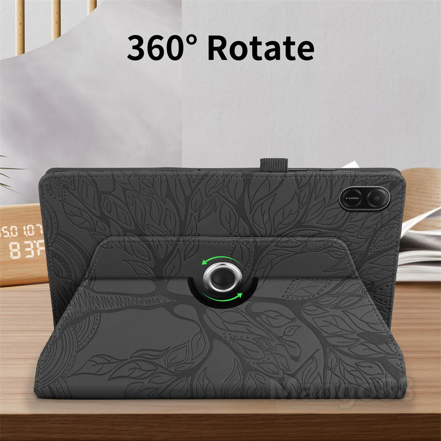 Ốp Lưng Cho Honor Pad X8b 11 Inch 2026 NDL2-W09 LTE 11 2025 11 "2024 X8A Máy Tính Bảng Da PU TPU Bao Da Chống Sốc In An Toàn 360 Xoay Đứng Vỏ Bảo Vệ Phụ Kiện