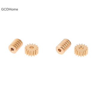 Gcdhome 1: 87 Modulus 0.2 15T Micro Brass Turbine Giun Tĩnh Thay Đổi Lỗ Bánh Răng Đường Kính 0.8mm / 1mm Giảm Bánh Răng Trục Kết Nối HOT