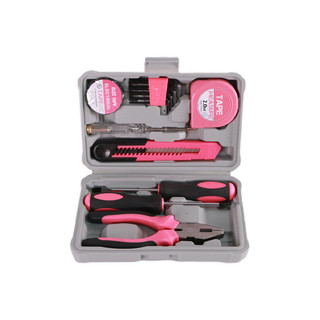 Bộ Hộp Dụng Cụ Màu Hồng Mini – Bộ Sửa Chữa Gia Đình Đa Năng Đầy Đủ Dụng Cụ Cầm Tay