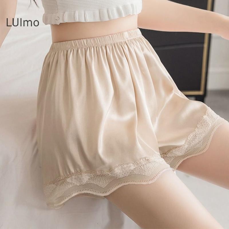 Quần short ren liền mạch ba phần tư LUImo, thích hợp cho mùa hè