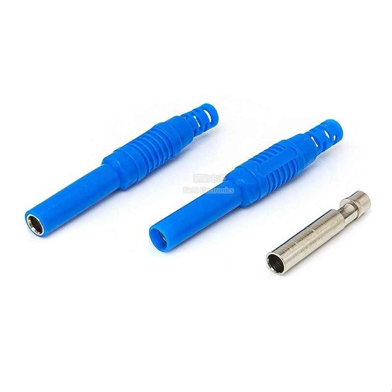 Full Cover Chuối Nữ Ổ Cắm Đồng Nguyên Chất 4 Mm Chuối Jack Đầu Nữ Mông Nữ Ổ Cắm Loại An Toàn Dây Hàn Kiểm Tra Cắm