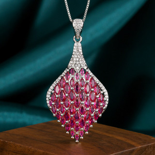 Trang sức kim cương và ruby phong cách mới từ châu Âu và Mỹ, phù hợp với nữ