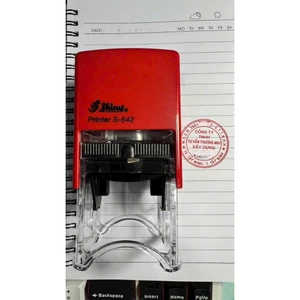 Con dấu tròn công ty, doanh nghiệp Shiny S542 / R538 -
