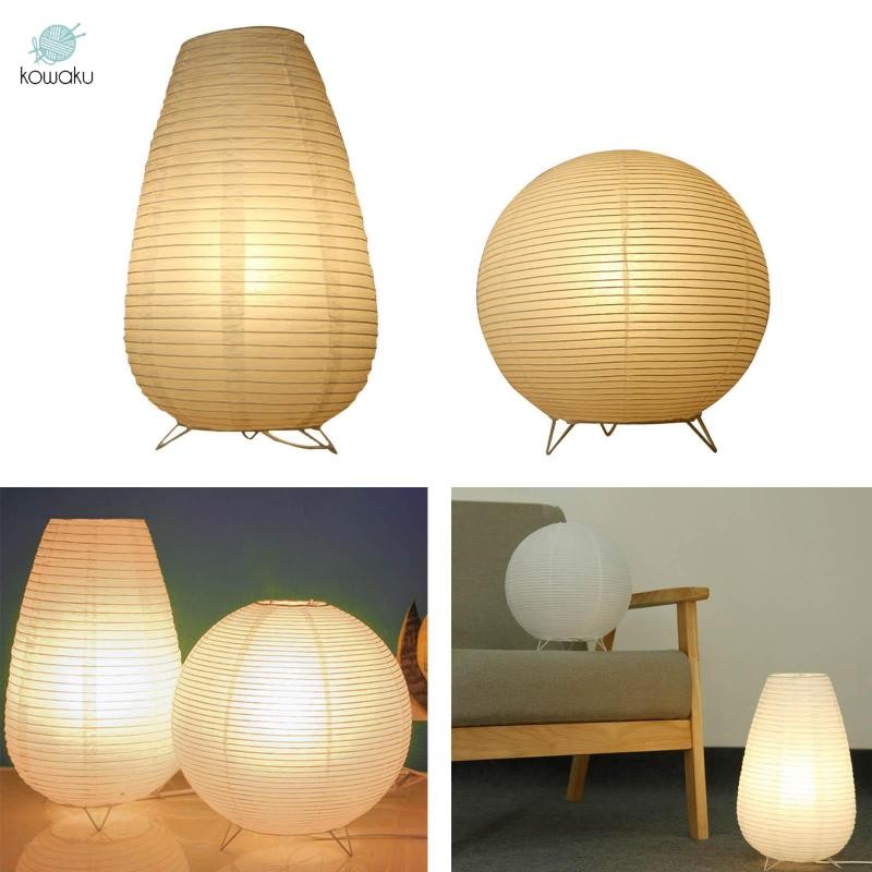 Phong Cách Nhật Bản NightStand Đèn Bàn Bóng Giấy, Trang Trí Handmade Cho Phòng Khách DIY Đèn Lồng Giấy Đầu Lâu Chuyên Nghiệp Dễ Dàng Lắp Ráp