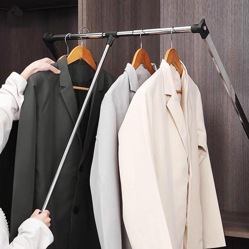 Có Thể Điều Chỉnh Tủ Quần Áo Nâng Đường Sắt Tổ Chức Đệm Đôi Giảm Chấn Phụ Kiện Đa Năng Nhẹ Dễ Dàng Lắp Đặt Bên | BigBuy360 - bigbuy360.vn