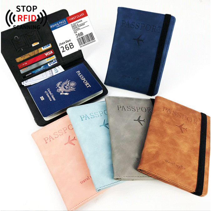 Ví Đựng Passport Da PU Cao Cấp – Bao Hộ Chiếu Du Lịch Sang Trọng, Tiện Dụng