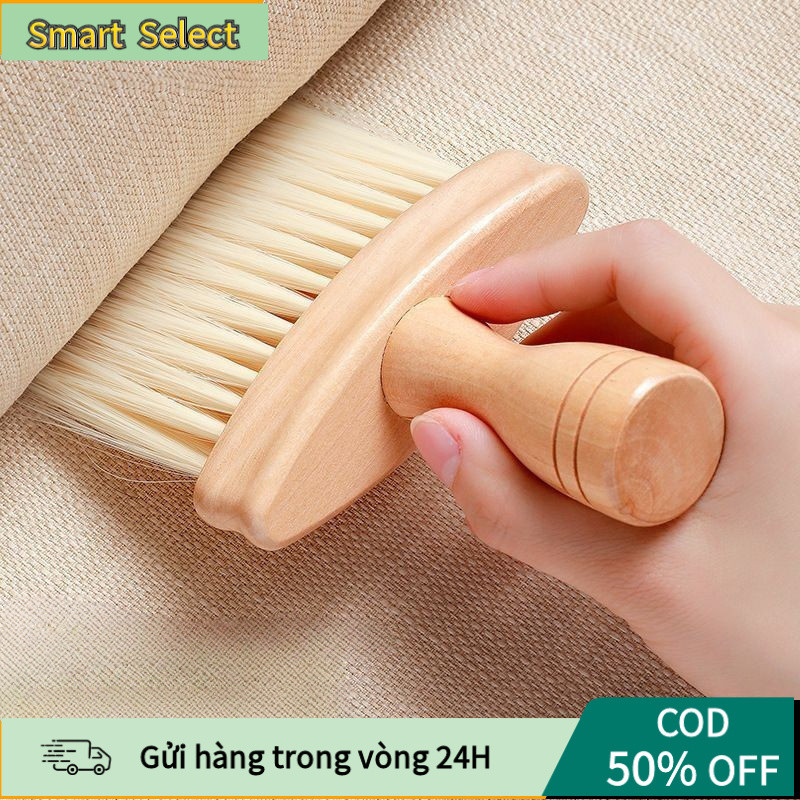[COD] Chổi Cọ Vệ Sinh Bàn Phím Lông Mềm – Cán Gỗ 15x10.5cm, Dùng Cho Laptop, Máy Ảnh, Xe Hơi