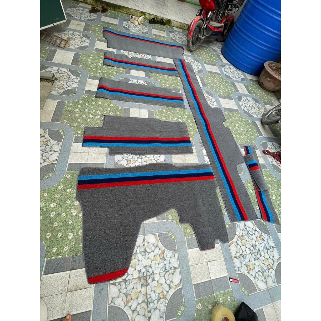THẢM SÀN XE KIA - Thảm rối sợi cước MAY VIỀN chống thấm nước tuyệt đối