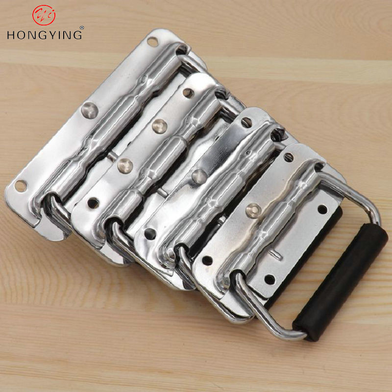 Dày 304 Thiết Bị Thép Không Gỉ Hộp Tay Cầm Hộp Dụng Cụ Hoạt Động Tay Cầm Lò Xo Gấp Tay Cầm