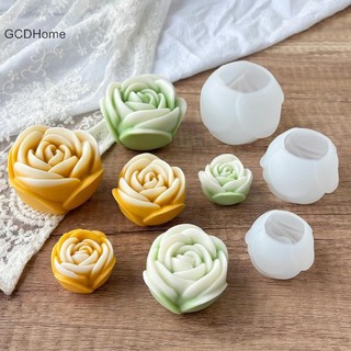 GCDHome Đa Kích Thước 3D Hình Hoa Hồng Silicon Khuôn Nến Khuôn Xà Phòng Handmade Khuôn Trang Trí Bánh Cưới Thạch Quà Tặng Ngày Lễ Tình Nhân DIY HOT