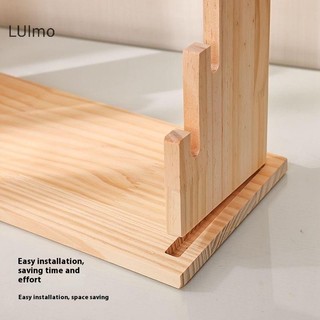 LUImo Giá Để Đồ Bằng Gỗ Đế Trưng Bày 2 Lớp Sử Dụng Nhà Phụ Kiện Tóc Trang Sức Mũ Trưng Bày Giá Để Đồ Trang Sức SBS