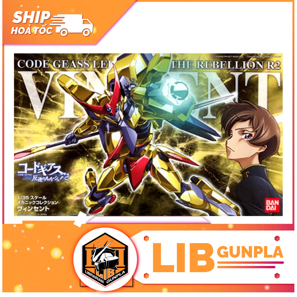 Đồ chơi mô hình lắp ráp Bandai HG Code Geass 1/35 Vincent | Shopee Việt Nam