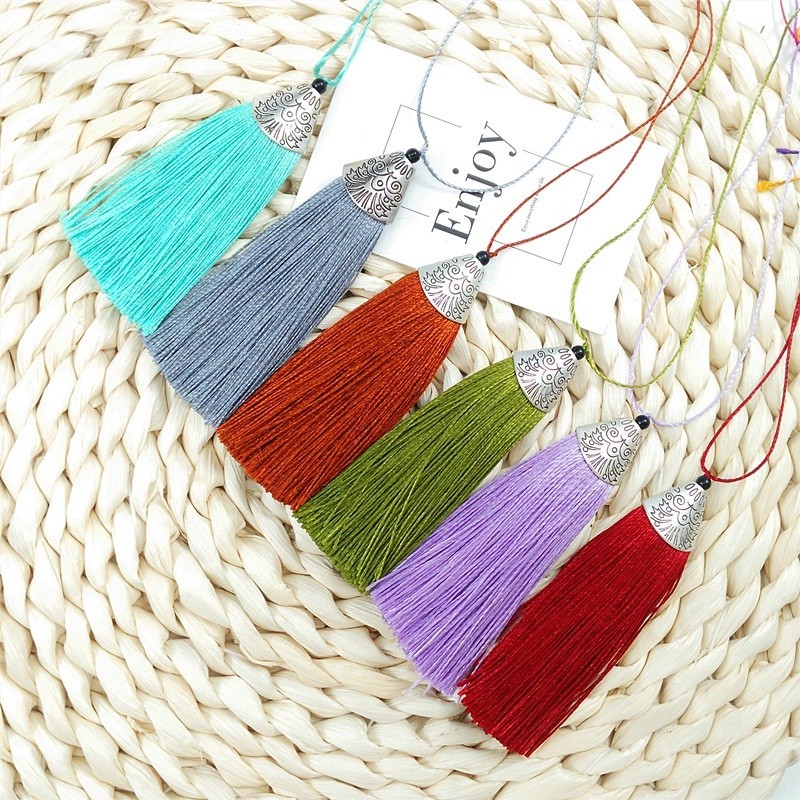 (combo 5 cái)Tua rua cổ trang 9cm, Nguyên liệu làm trang sức cổ trang, Nguyên liệu diy