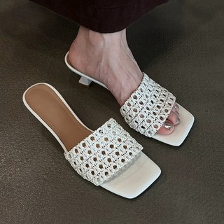 Giày cao gót mũi vuông Stiletto dành cho nữ