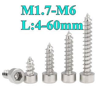 ((LXY) Vít Đầu Tròn/Ốc Vít Đầu Lục Giác  Bằng  Mạ niken M1.7 / M2 / M2.3 / M2.6 / M3M3.5 / M4 / M5 / M6 * L4-60mm (RM-VN-1)