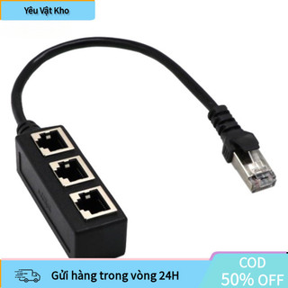 [COD]Bộ Chia Cổng Mạng LAN RJ45, Cáp Ethernet Phân Tách Tín Hiệu Cho Văn Phòng, Gia Đình