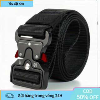 [COD] Thắt Lưng Ngoài Trời Kiểu Quân Đội – Dây Nịt Nylon Đa Năng, Tháo Lắp Nhanh, Phong Cách & Thực Dụng