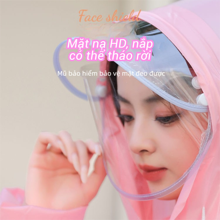 Phong cách đa dạng Bộ Quần Áo Mưa Dáng Dài nam nữ Bảo Vệ Toàn Thân Và Bão, Phản Quang An Toàn Hơn Chất Liệu Dai Và Siêu Chống Nước