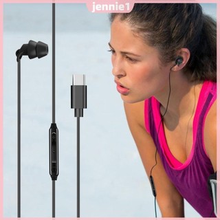 Tai nghe có dây 3,5mm / Type-c Tai nghe nhét tai Tai nghe một bên có Mic Tai nghe một bên Tai nghe có dây silicon mềm cho điện thoại thông minh MP3 [jennie1.vn]
