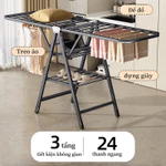 Lifinity Giá Phơi Đồ Cao Cấp Gấp Gọn - Thiết Kế 2 Trong 1 Tiện Lợi, Thép Carbon Siêu Bền, Tiết Kiệm Diện Tích — ảnh 4