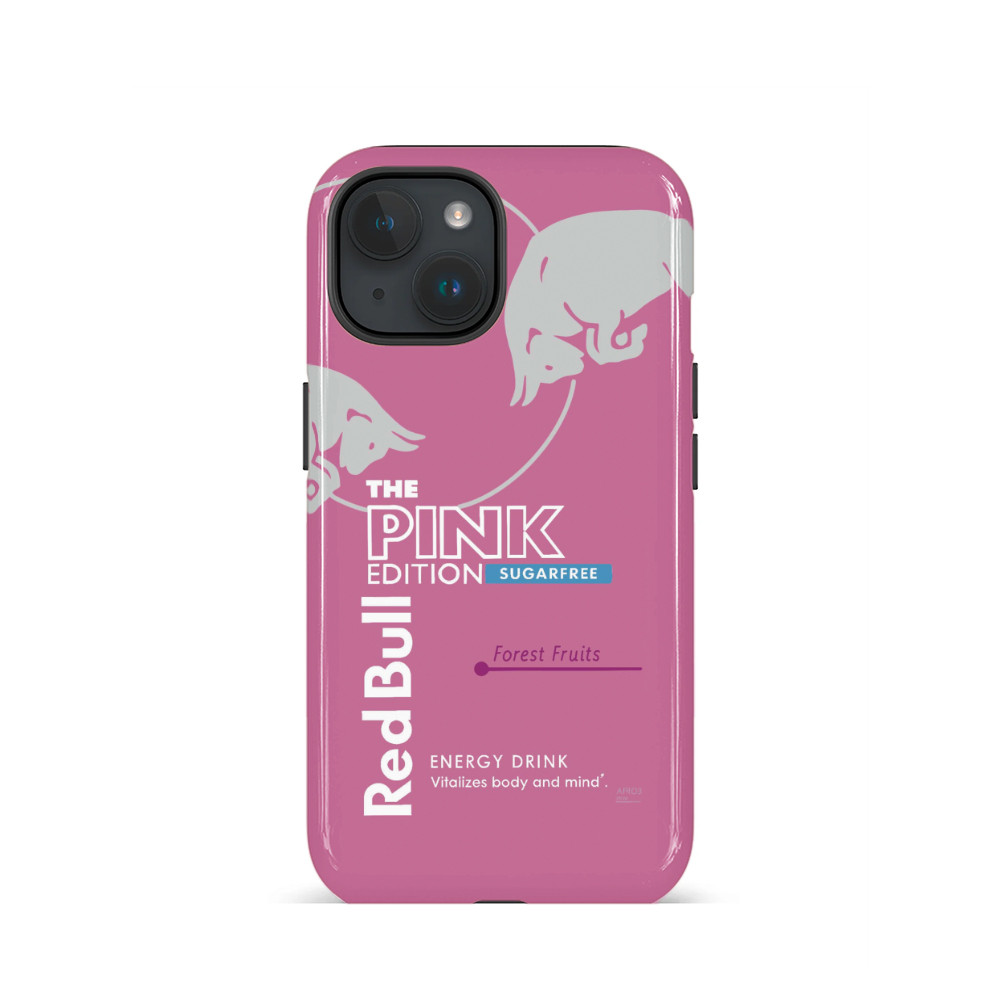 F1 RED BULL, Ốp Điện Thoại Nền Màu Hồng Cho iPhone16PM 15ProMax 11Pro 12MINI SAMSUNG S22 / 23 / 24 / 25 13plus 7 / 8 SE XS XR Vỏ Bóng 2 Trong 1