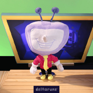 PLUS✨Deltarune✨Mr. Tenna Plush Dễ thương phim hoạt hình Spamton Búp bê Trò chơi buồn cười Deltarune Mr. Tenna Plushie Quà tặng đồ chơi nhồi mềm cho người lớn và trẻ em Quà tặng Giáng sinh Halloween