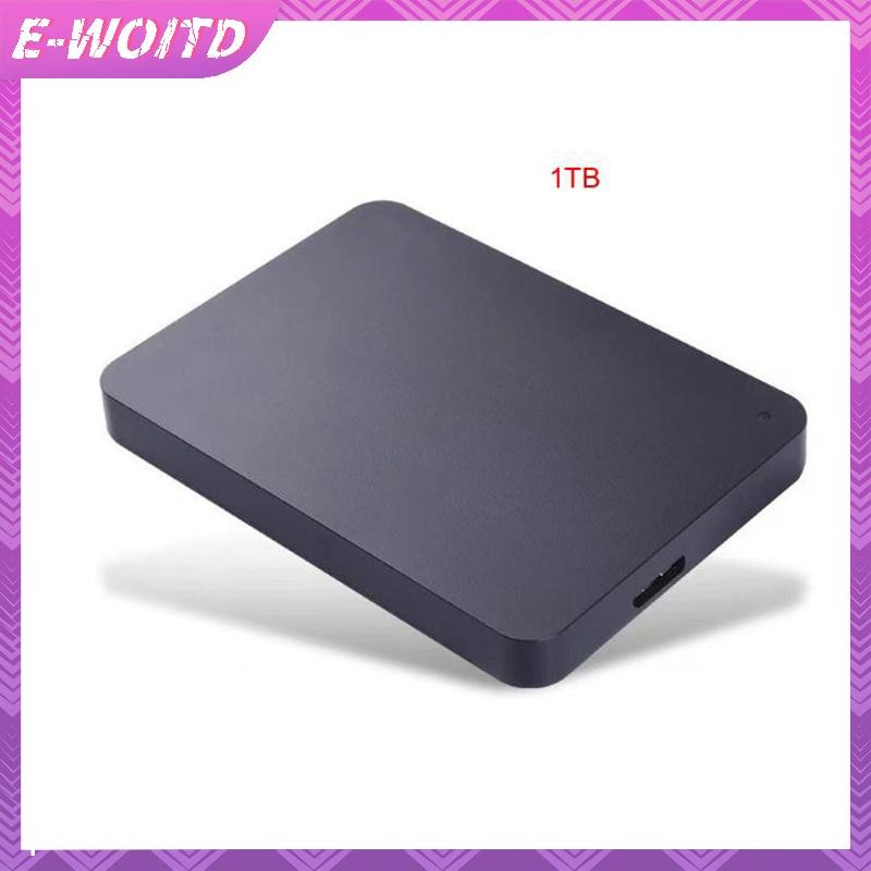 Ổ cứng mở rộng di động E-WOITD Cơ bản 1TB 2TB 4TB Ổ cứng gắn ngoài di động USB 3.0, Ổ cứng màu đen E-WOITD