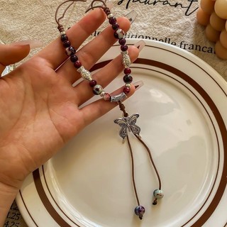 Vòng cổ tua bướm phong cách bohemian cổ điển