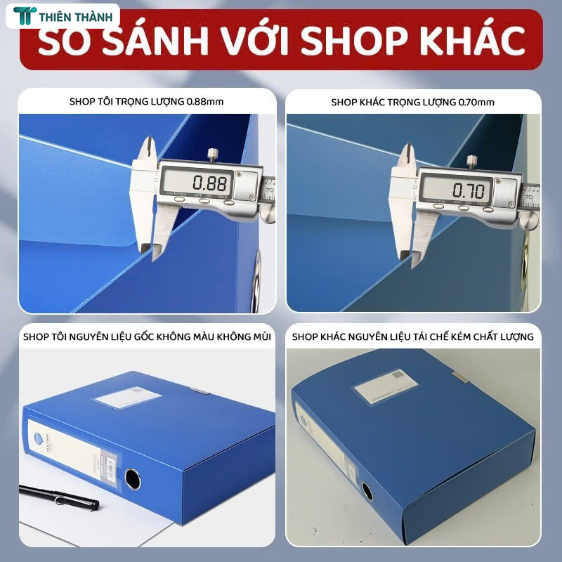 Hộp Đựng Tài Liệu File Hồ Sơ A4 - Bìa Hộp Nhựa Chống Thấm Nước, Lưu Trữ Sách, Giấy Tờ Văn Phòng