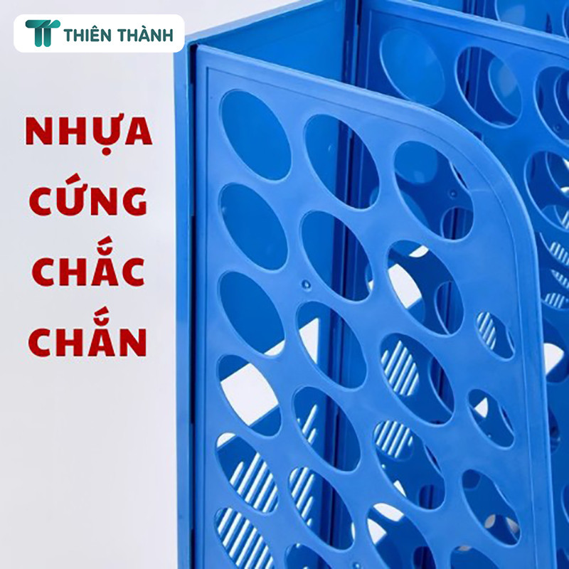 Khay Đựng Tài Liệu 3/4 Ngăn - Kệ Hồ Sơ Văn Phòng Phẩm, Khay Đựng Giấy Tờ, Sách Vở Tiện Lợi Cho Học Sinh/Văn Phòng