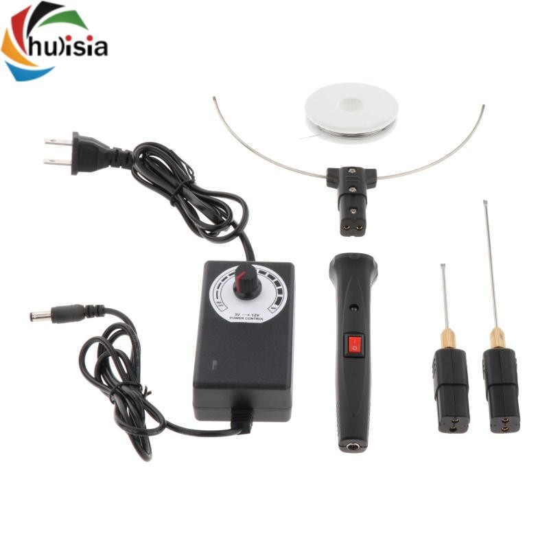 chulisia Bút Cắt Xốp Dụng Cụ Điện US Cắm DIY Máy Khắc Nhiệt Di Động Polystyrene Cho Nghệ Thuật