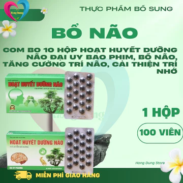 Hoạt Huyết Dưỡng Não Đại Uy Bổ Não; Tuần Hoàn Não, Cải Thiện Và Tăng Cường Trí Nhớ, GIảm Đau Đầu