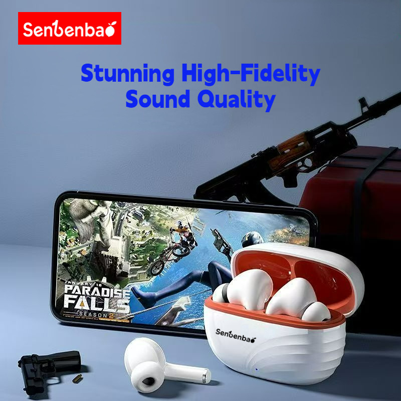 Senbenbao Air Pro6 S Tws Tai nghe Bluetooth Tai nghe không dây Hifi Stereo Chống nước Khử tiếng ồn thông minh có Mic