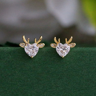 Bông Tai Zircon Bạc S925 Phong Cách Thanh Lịch, Idea Quà Tặng Perfect