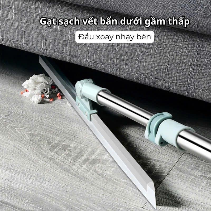 Chổi Gạt Nước Nhà Tắm Silicon, Cây Gạt Nước Sàn Nhà, Cào Nước Và Lau Kính Thông Minh Xoay 360 độ, Có Thể Điều Chỉnh -426