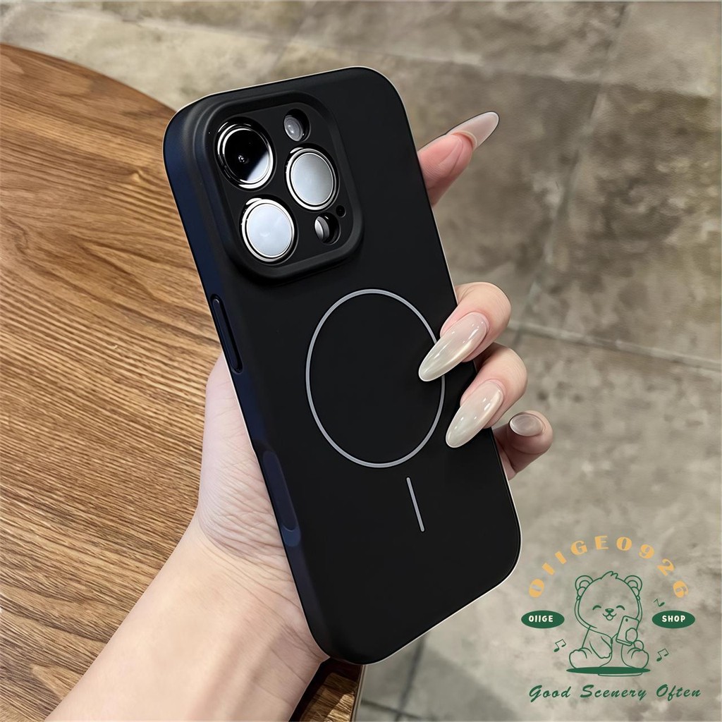 Ốp điện thoại từ tính nhạy cảm chống bẩn cho da lỏng chống bẩn iphone16 Pro Max 15 14 13 12 11 cho vỏ iPhone Vỏ mềm silicon TPU chống sốc