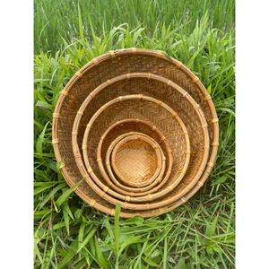 Thúng Tre Hun Khói Dúng Decor, Dựng Đồ Kích Thước 12/15/20/25/30Cm