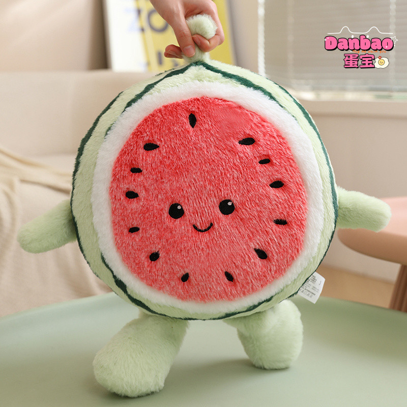 ((Danbao) Tròn Lớn Dưa Hấu Sang Trọng Đồ Chơi Dễ Thương Dưa Hấu Búp Bê Chất Liệu Gối Quà Tặng Mềm Cho Bạn Bè Quà Tặng Sinh Nhật