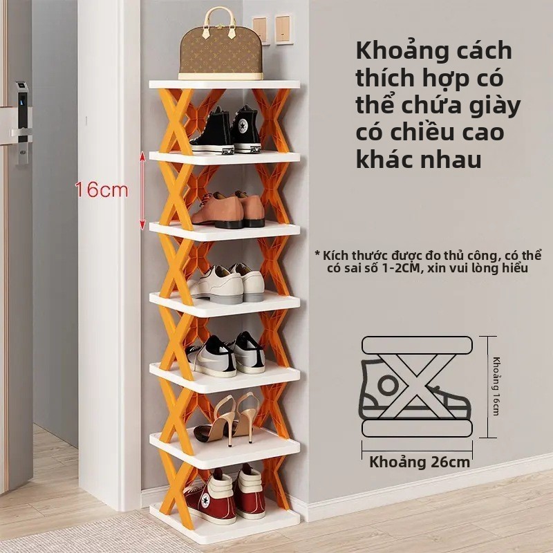 Kệ giày đa năng tháo rời tiết kiệm diện tích cho nhà ở, ký túc xá, phòng ngủ - Chất liệu bền, dễ lắp ráp