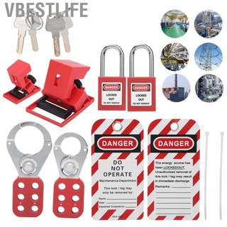 VBESTLIFE Lockout Tagout Kit Khóa điện đa chức năng thực tế cho khóa