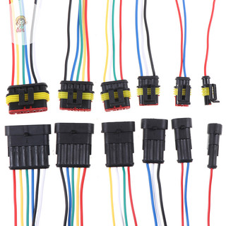 Twe 1 / 2 / 3 / 4 / 5 / 6Pin Nữ Nam Chống Thấm Nước Cáp Điện Tự Động Kết Nối Xe Cắm VN