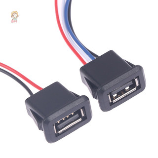 Twe USB2.0 Nữ Jack Cắm Điện Cổng Kết Nối Với Cáp Sạc USB Ổ Cắm VN