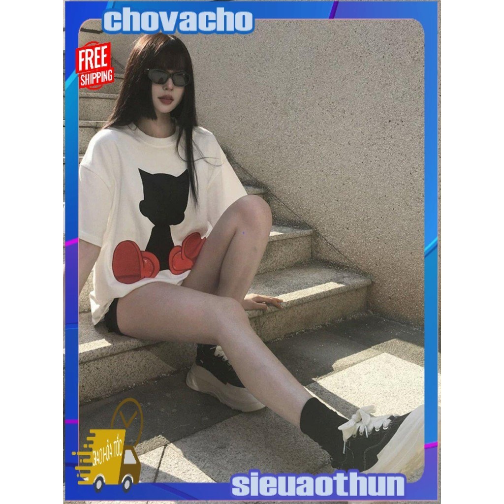 Áo thun Stee Cổ tròn in BLACKMIU ICVCVNI Unisex