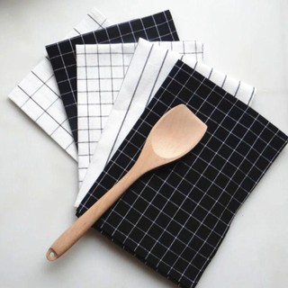 PENTAXZR Khăn Lau Đĩa, Khăn Nhà Bếp Cotton 40x60cm, Trang Trí Nhà Trắng Bền Dễ Dàng Rửa Bàn Ăn Tối