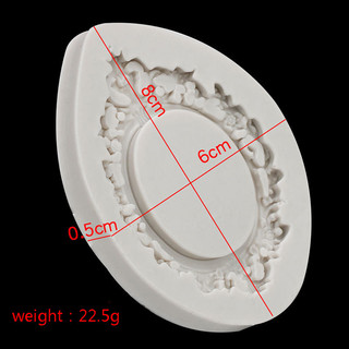 Gcdhome 3D Khung Silicon Fondant Bánh Trang Trí Khuôn Làm Bánh Sô Cô La Fad Khuôn HOT