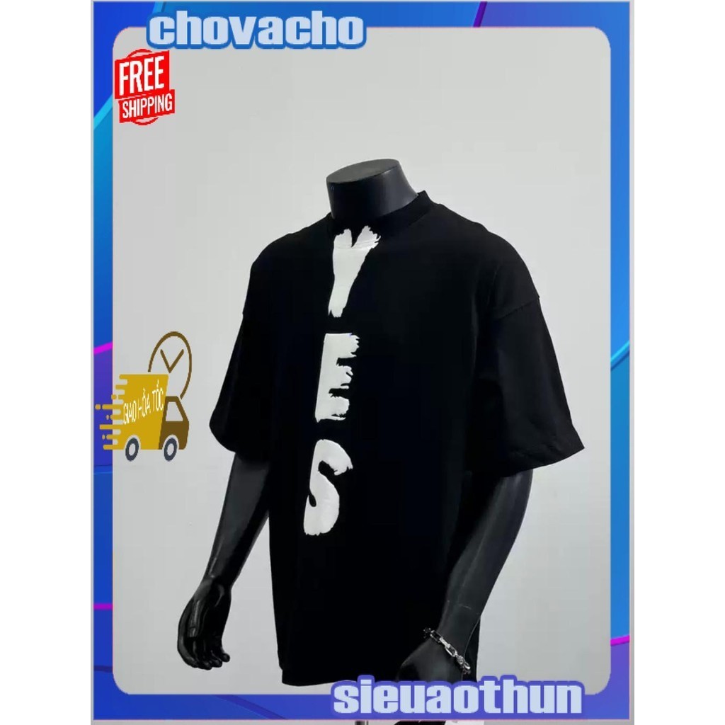 Áo thun Stee Cổ ôm YES Localbrand ICVCVNI Unisex
