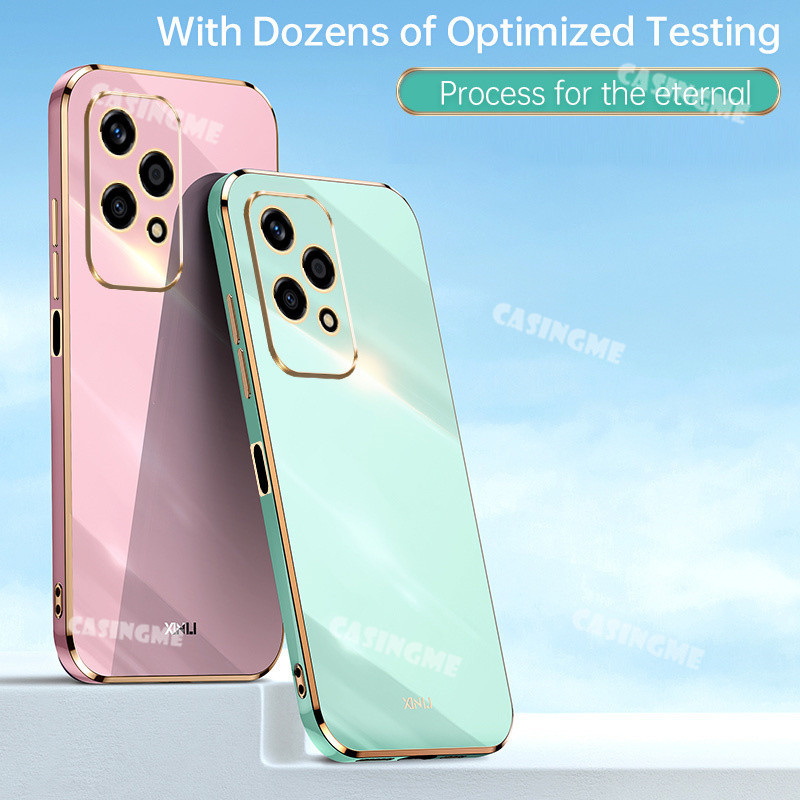 Honor 200 Lite 5G 2024 Vỏ Mạ Sang Trọng Cho Honor 200 Lite 200Lite Honor200Lite Lite200 Pro 4G 5G 2024 Ốp lưng Silicon Mềm Chống Sốc Ốp lưng