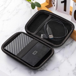Túi đựng tai nghe LEAFYHOME, Hộp lưu trữ phụ kiện kỹ thuật số EVA chống sốc, Vỏ bảo vệ ổ cứng đa năng cầm tay chống mài mòn