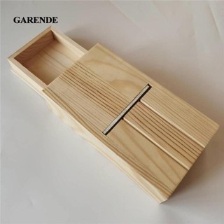 Máy bào xà phòng bằng gỗ Garende Máy bào hộp gỗ Máy cắt bánh có hộp lưu trữ để làm dụng cụ