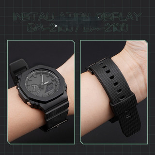 Dây đeo đồng hồ cao su TPU cho Casio G-shock GA2100 GM2100 Dây đeo đồng hồ cho GA 2100 2110 GM 2100 Dây đeo đồng hồ silicon dành cho nam nữ Vòng tay nhựa chống thấm nước Phát hành nhanh Oak